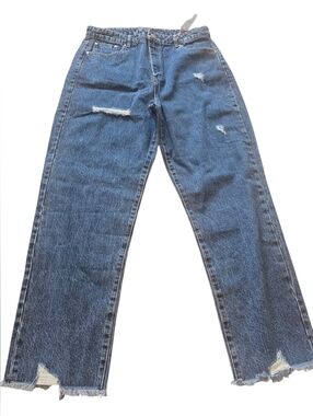 Tractr Women's Size 10 High Rise Weekender Distressed Jeans New With Tags